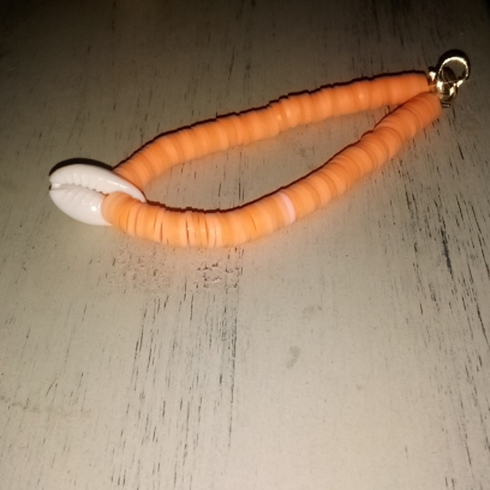 Clay bead bracelet